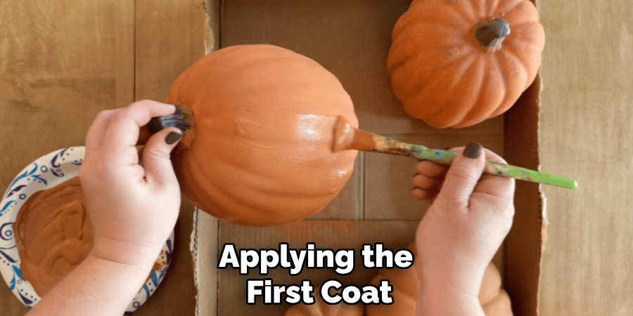 Applying the
First Coat