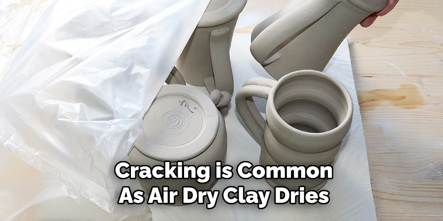 Cracking is Common
As Air Dry Clay Dries