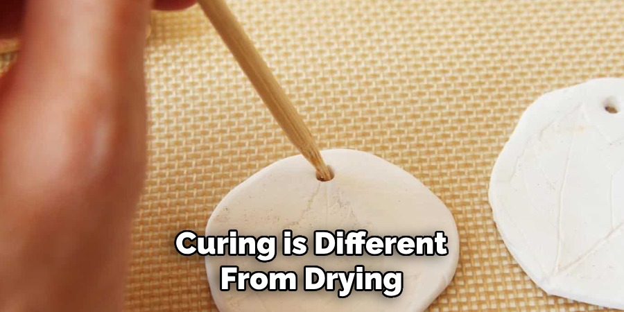 Curing is Different 
From Drying 