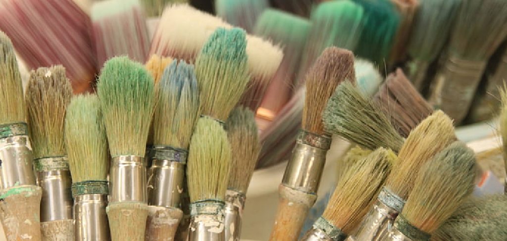 How to Store Paint Brush between Coats