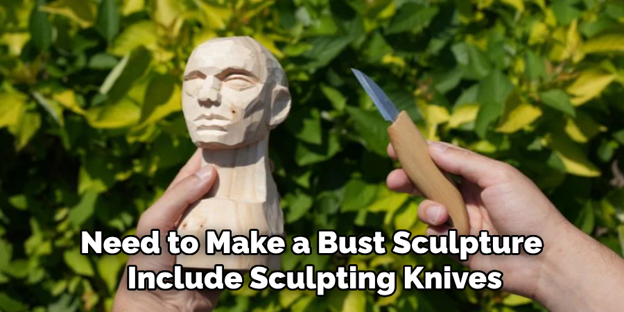 Need to Make a Bust Sculpture 
Include Sculpting Knives