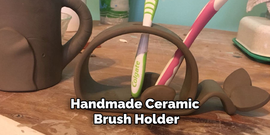 Handmade Ceramic
 Brush Holder