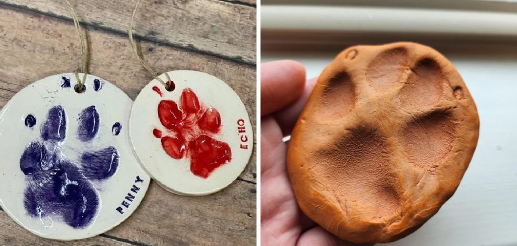 How to Make Dog Paw Impresssion in Clay