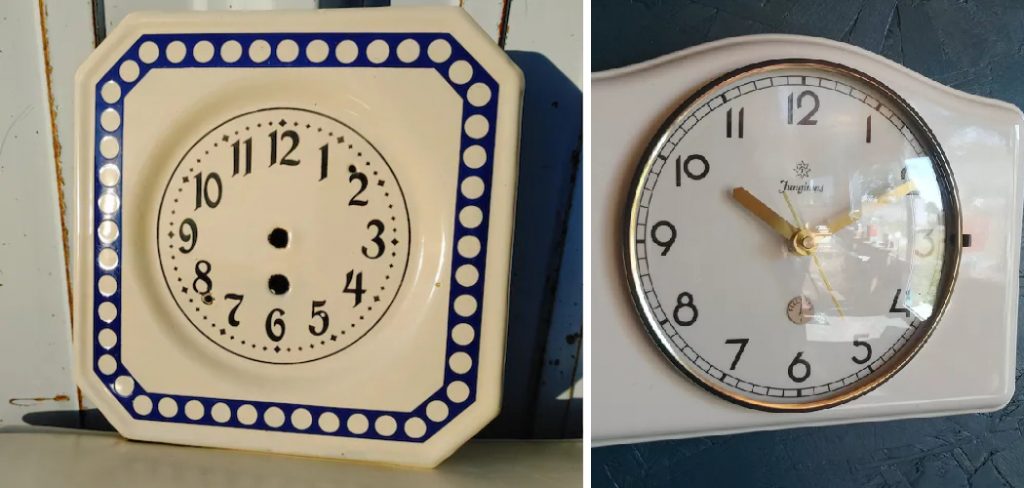 How to Make a Ceramic Clock Parts