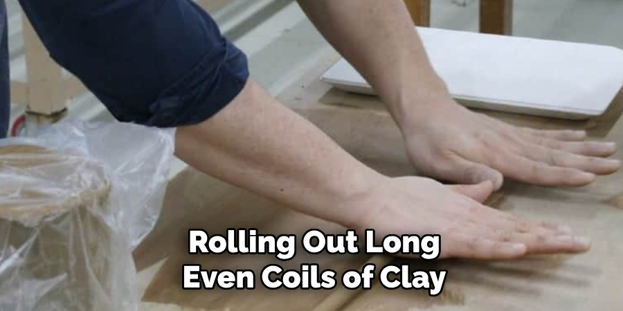 Rolling Out Long Even Coils of Clay