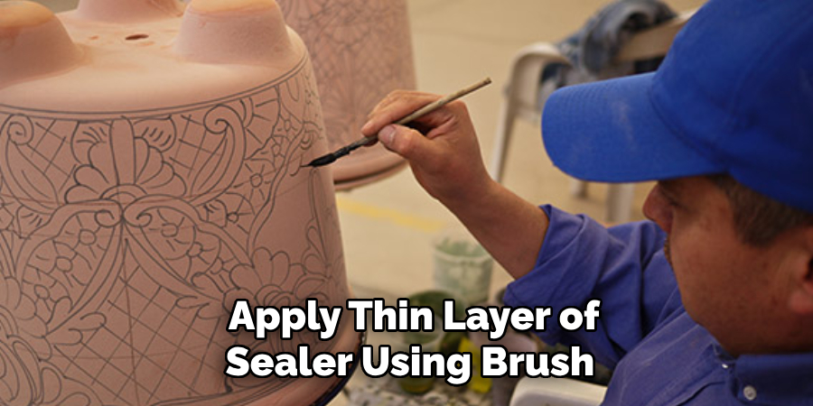 Apply Thin Layer of
Sealer Using Brush