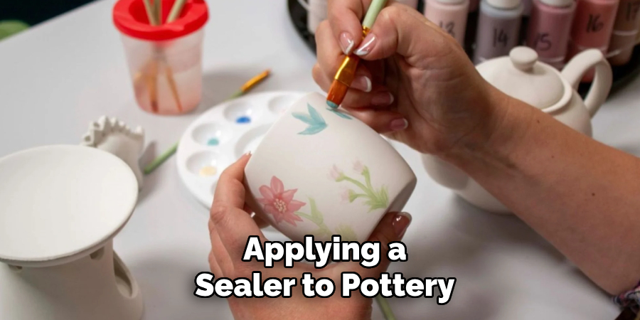 Applying a
Sealer to Pottery