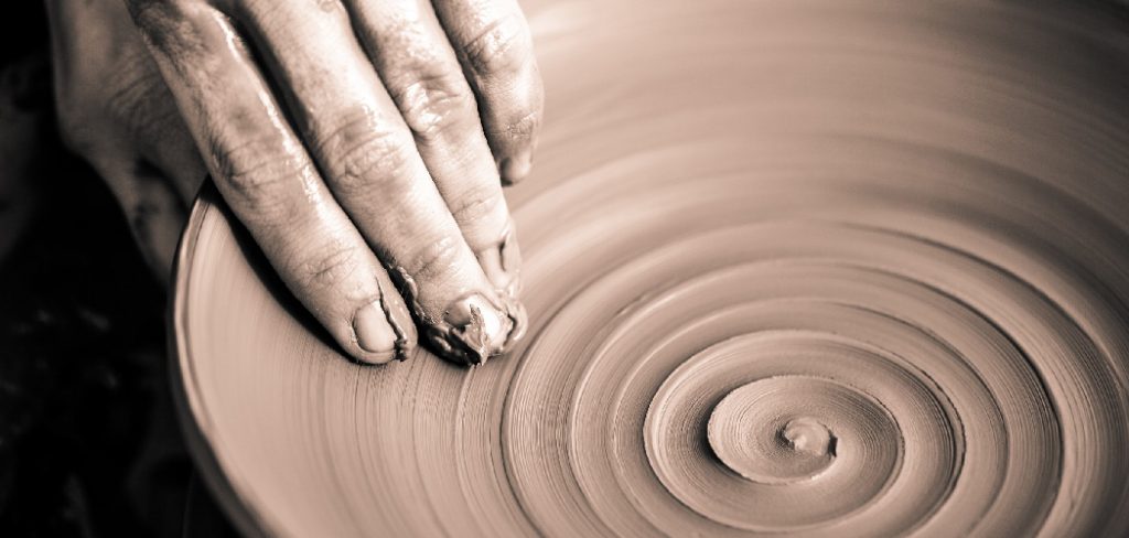 how to burnish clay pottery
