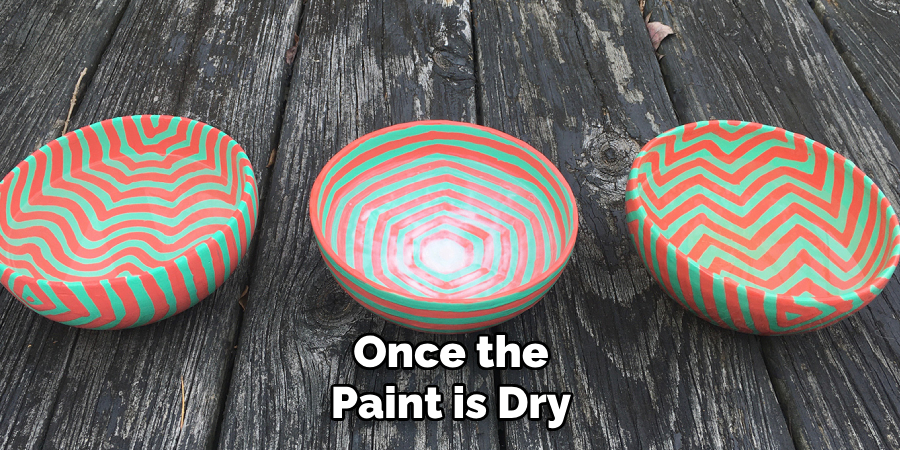 Once the
Paint is Dry