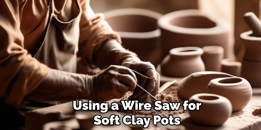 Using a Wire Saw for 
Soft Clay Pots