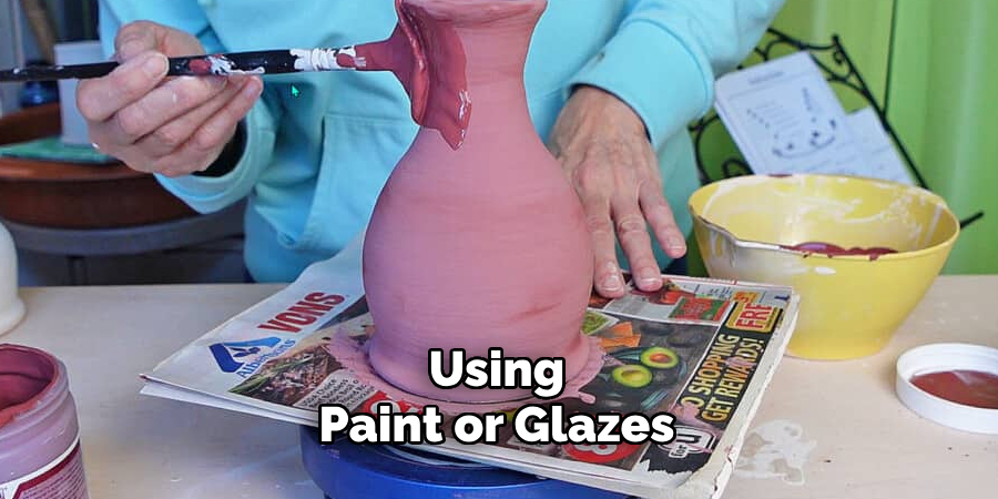 Using Paint or Glazes