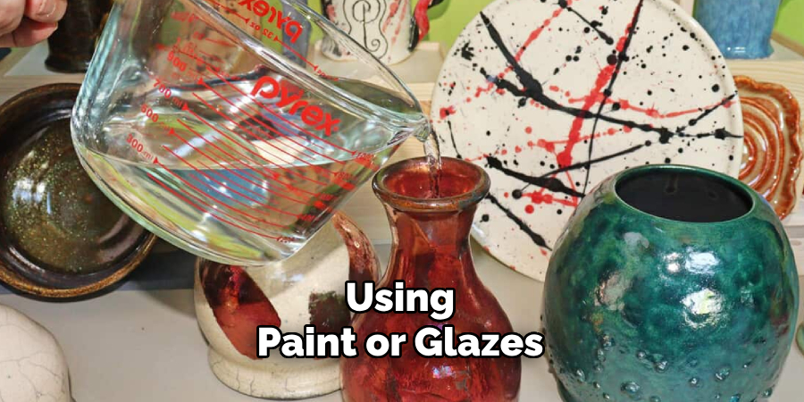 Using Paint or Glazes