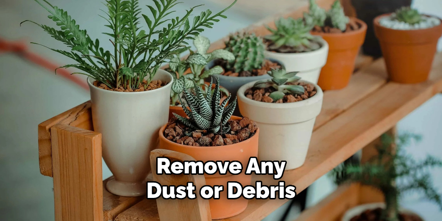Remove Any Dust or Debris