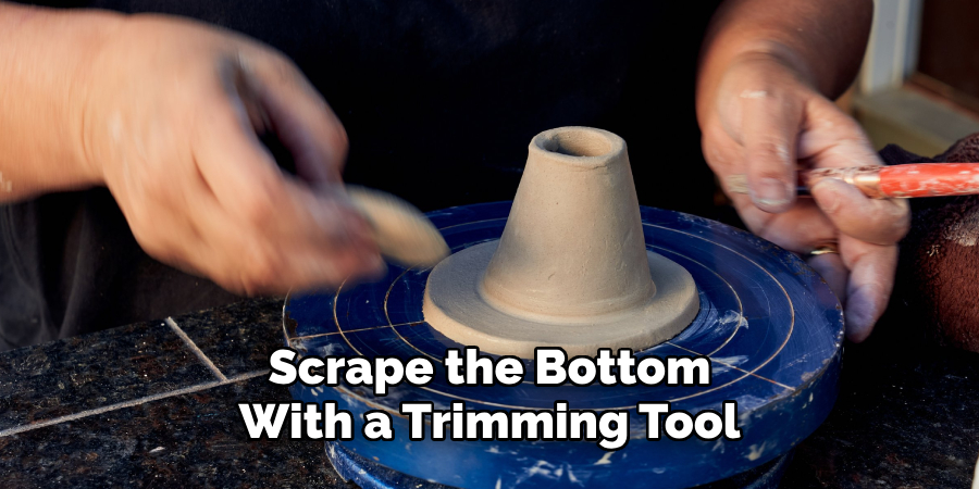 Scrape the Bottom With a Trimming Tool